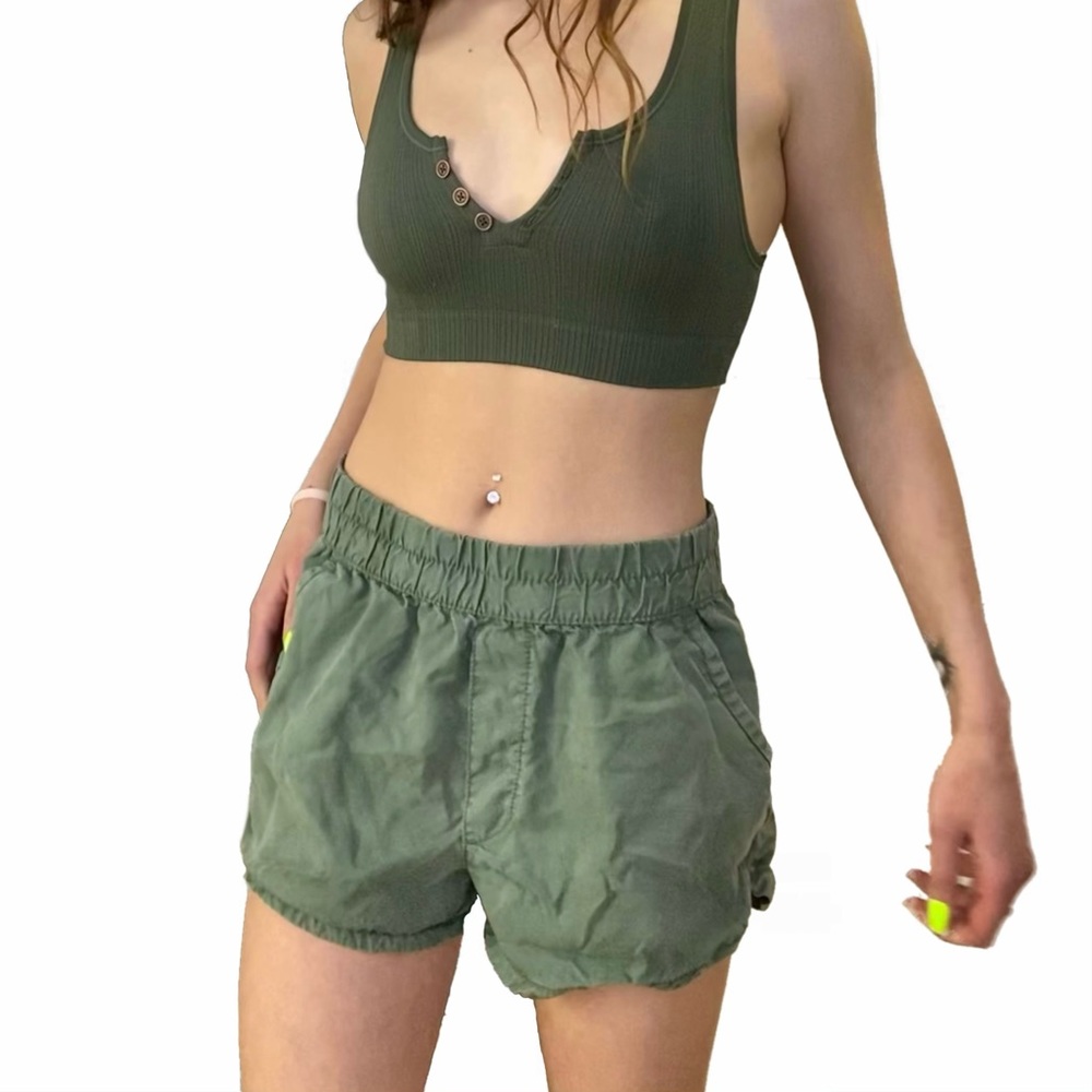AE Army Green Summer Shorts